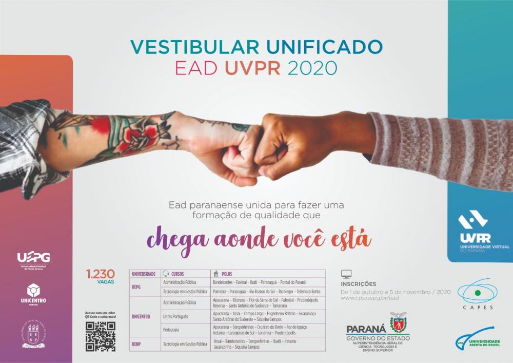  O processo é realizado conforme instruções do sistema especialmente desenvolvido pela CPS da UEPG para uso on-line