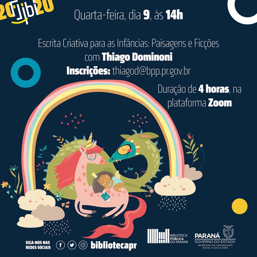 Conteúdo será ministrado pelo dramaturgo, escritor e diretor teatral Thiago Dominoni. A oficina integra a programação da Flibi – a Festa Literária da BPP