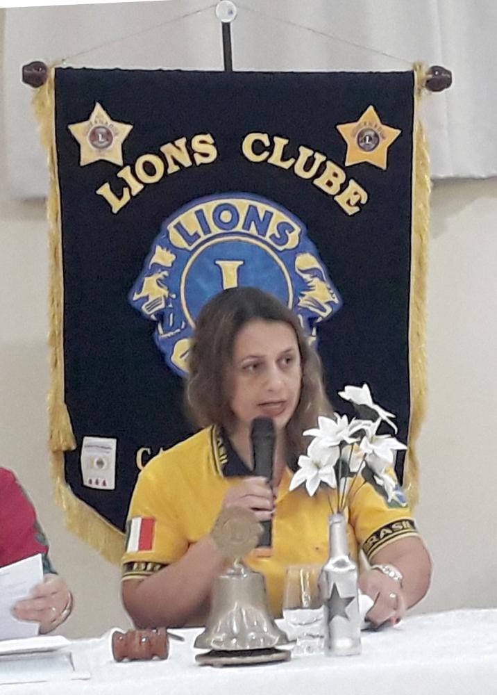 Kelly Marzenta: Presidente do Lions Clube de Cambará 