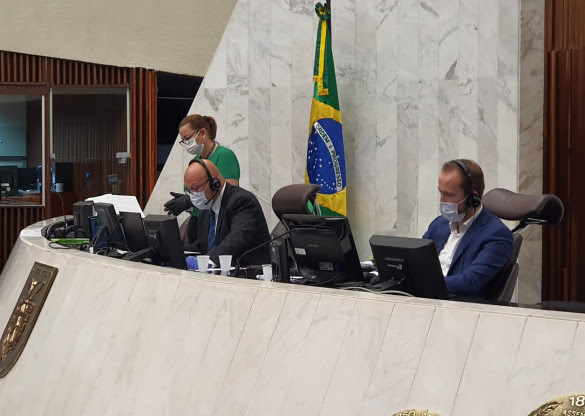 Orçamento para 2021 é aprovado em Comissão da Assembleia Legislativa do Paraná.. Créditos: Kharina Guimarães/Alep