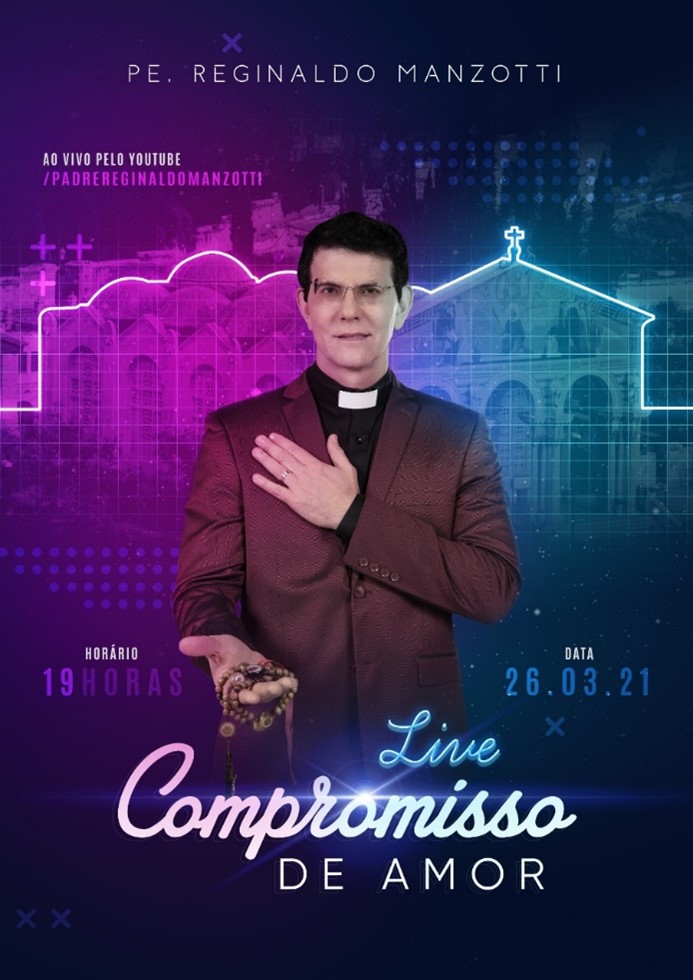 Sacerdote, escritor, músico, compositor, cantor e apresentador de rádio e TV, o padre Reginaldo Manzotti ao completar 25 anos de sacerdócio, decidiu se reinventar e inovar mais uma vez em prol da evangelização.
