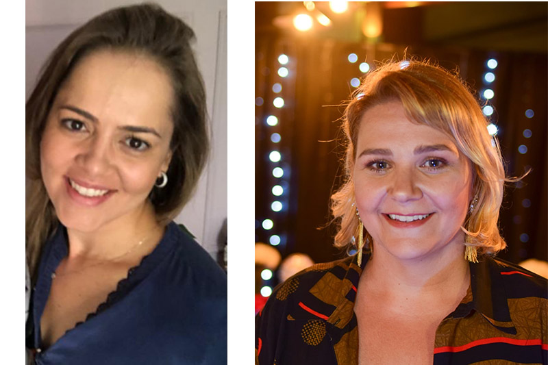 Caroline Corral Rapchan e Beth Bressanin empresário de Ourinhos 
