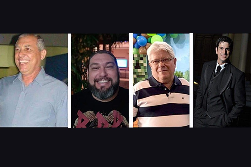 Clayton Antonioli, Muriel Antonioli, Paulo Boralli e Vinícius Romano