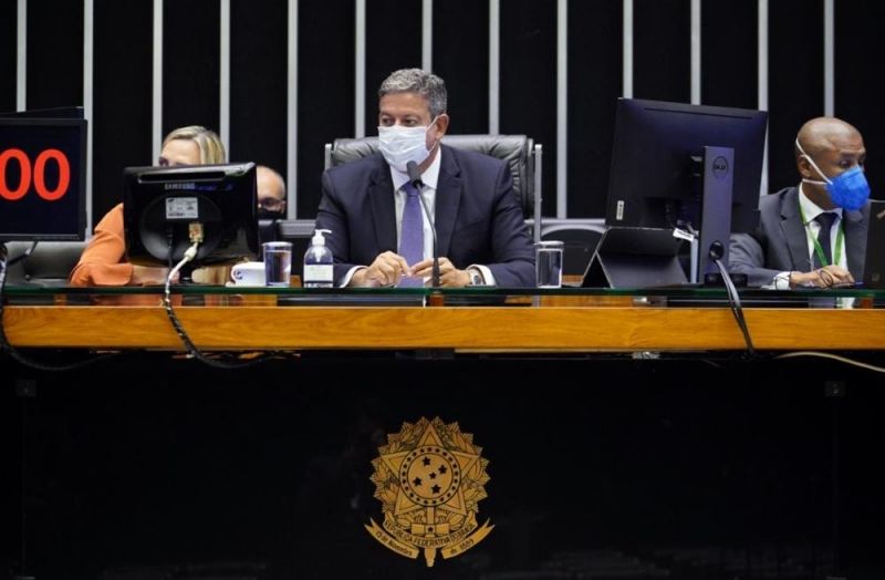 Discussão e votação de propostas. Presidente da Câmara, Arthur Lira (PP - AL) - (Foto: Pablo Valadares/Câmara dos Deputados-06/04/2021)