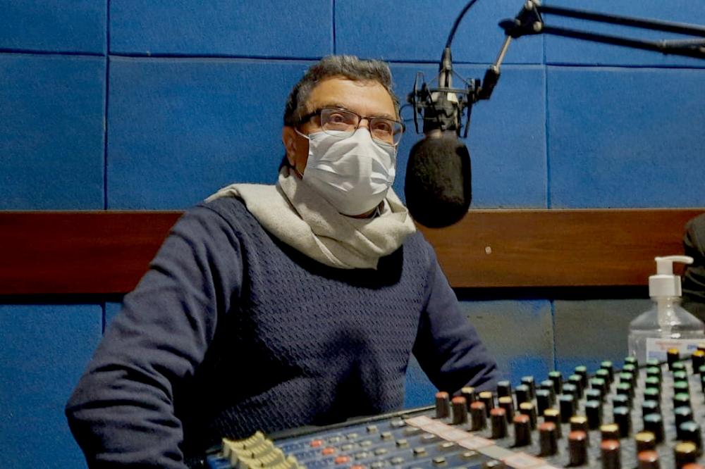 Deputado Estadual Michele Caputo Neto (PSDB) durante entrevista ao Programa Circulando no Rádio 