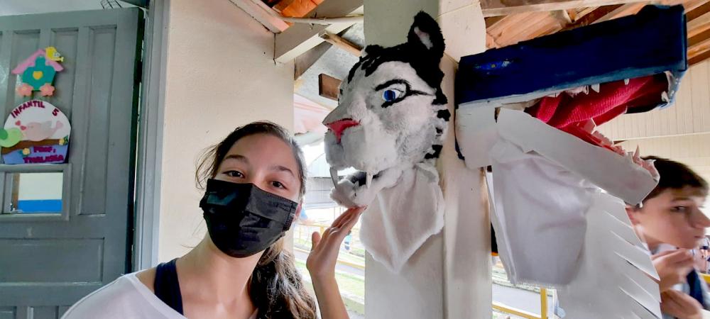 Anna Beatriz é autodidata nas artes