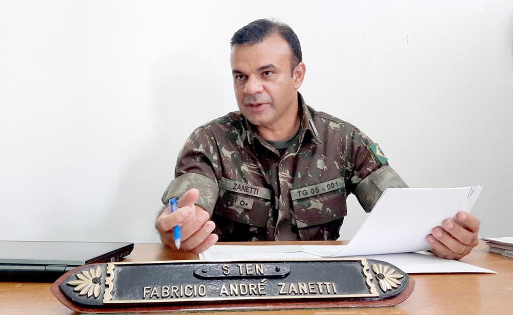 O Tiro de Guerra é uma escola de Civismo, Cidadania e Patriotismo, diz Subtenente Fabricio André Zanetti
