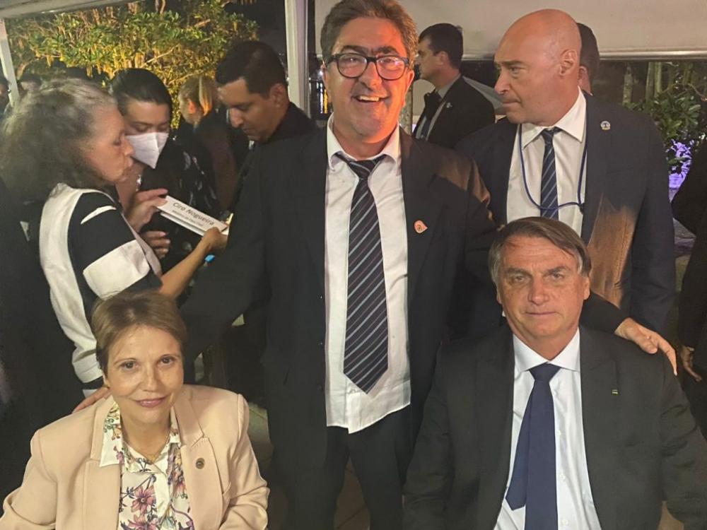 Ministra Teresa Cristina, Prefeito José Salim e Presidente Jair Bolsonaro