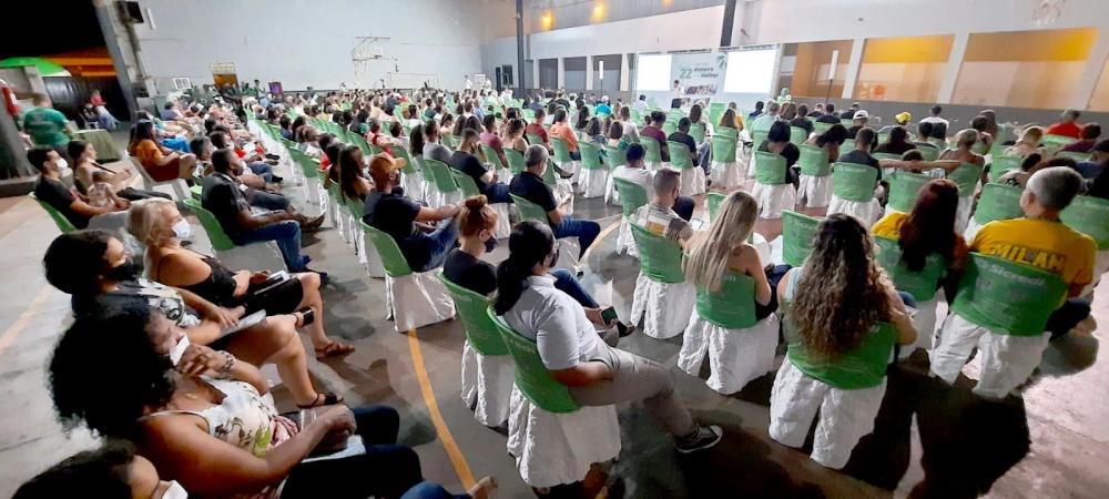 A agência Sicredi de Cambará/PR reuniu mais de 300 associados durante o período de assembleias que estão acontecendo desde o dia 17/01/2022, em formato presencial