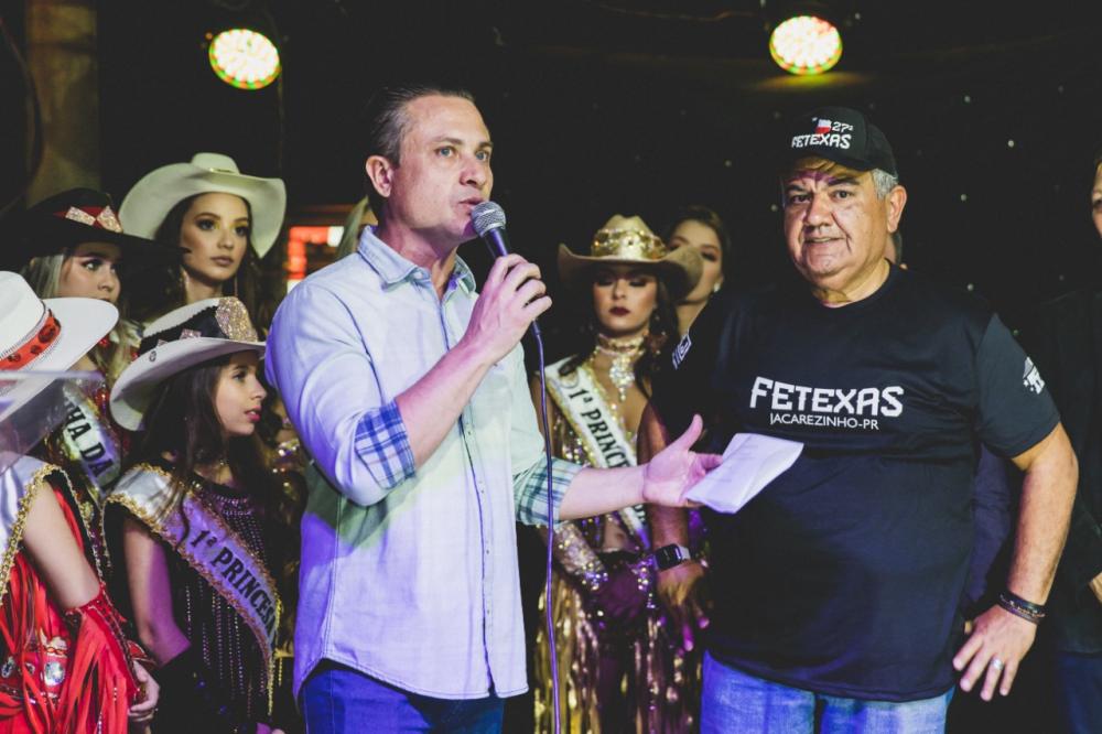 Prefeito Marcelo Palhares e Airton Setti, da AECJ