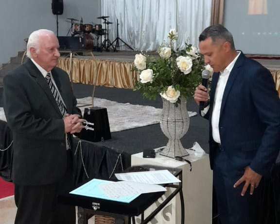 Reverendo Carlos Matovicz e Presidente Márcio Albertini