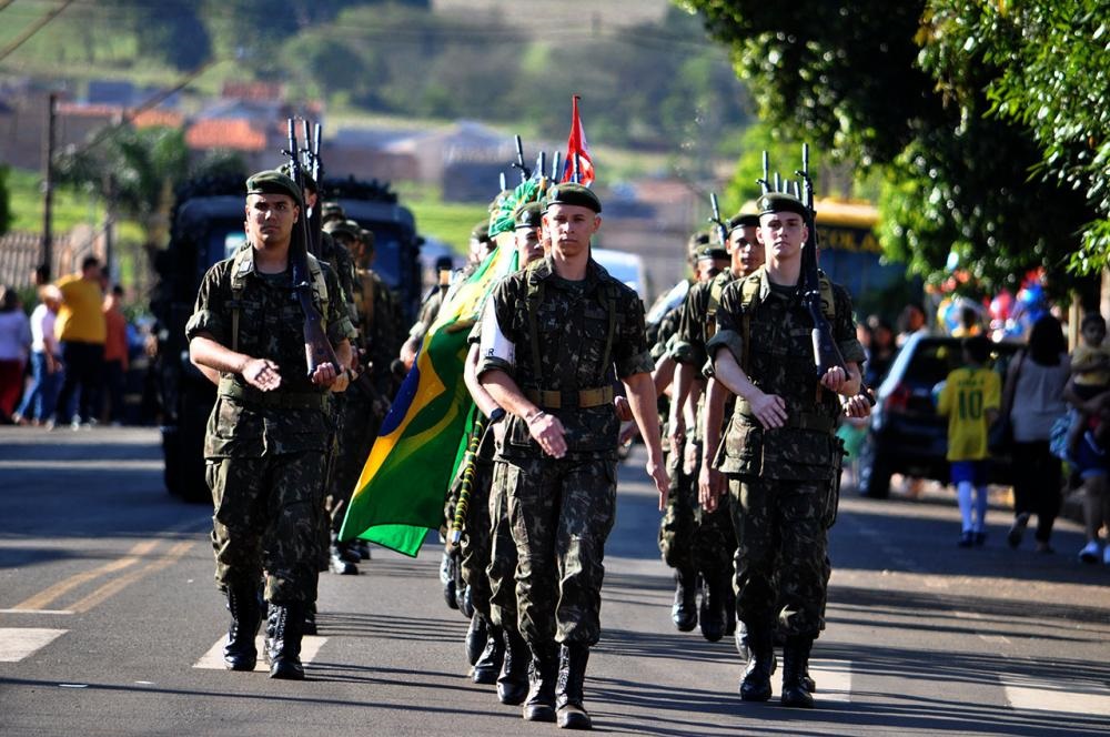 Atiradores do Tiro de Guerra de Cambará - Foto: Carlos Roberto Francisquini - Jornal Circulandoaqui 