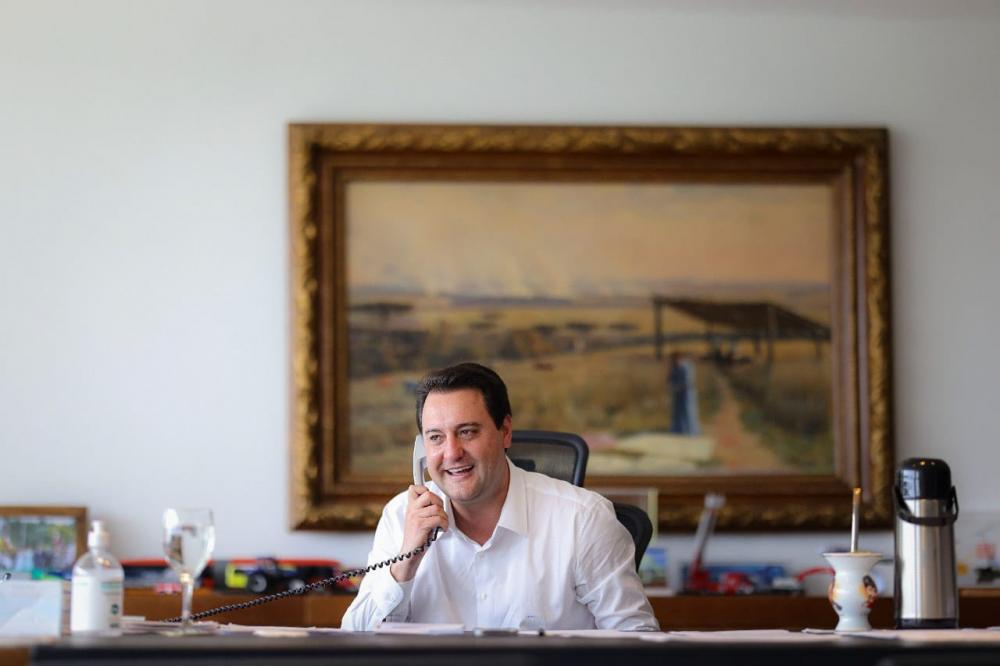 Governador Ratinho Junio: Foto da assessoria
