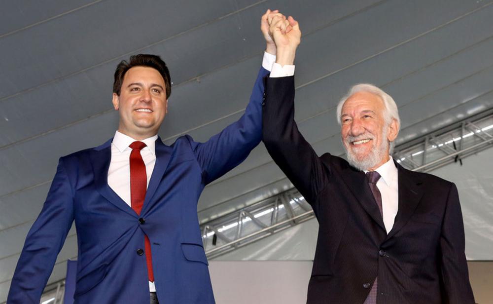 Ratinho e Piana em foto de arquivo de internet