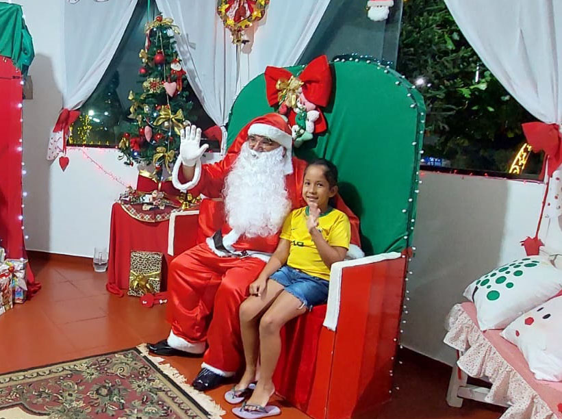 Casa do Papai Noel de Cambará atrai ótimo público