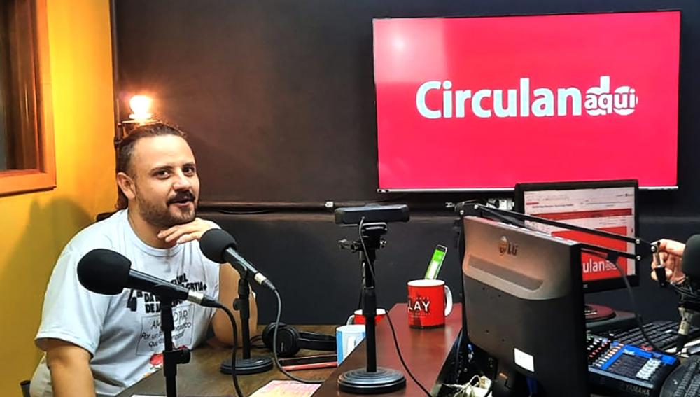 Renan Bonito, durante entrevista para a Rádio CirculandoPlay 