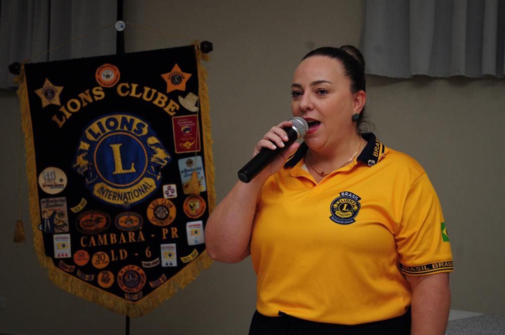 Rachel Fernandes Nogueira - Presidente do Lions Clube de Cambará