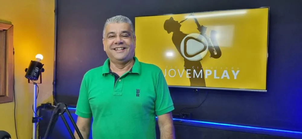 Walcir Joaquim durante entrevista para a Rádio Circulando - Fotos Arquivo Jornal Circulando