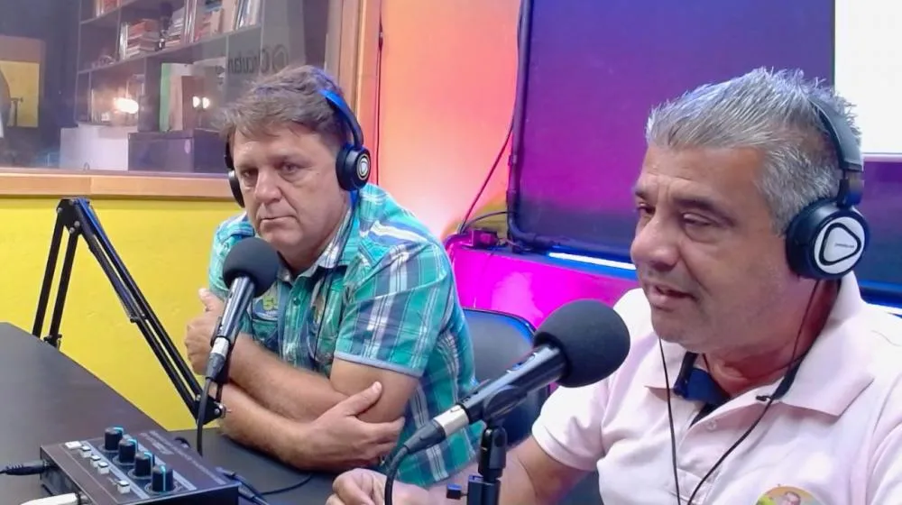 A partir da esquerda, Gil dos Anjos e Walcir Joaquim 