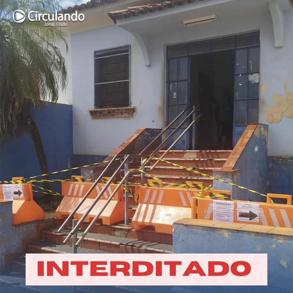 Acesso a Farmácia foi interditado na manhã desta sexta-feira 07 de fevereiro. Foto da assessoria