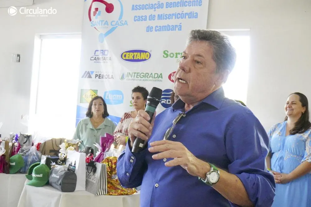 Paulo de Marco Leal - Provedor da Santa Casa de Cambará Foto: Carlos Roberto Francisquini - Jornal Circulando
