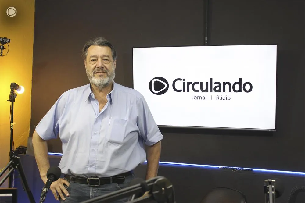 Empresário Marcelo Papa na Rádio CirculandoFM - Fotos: Carlos Roberto Francisquini/Arquivo Jornal Circulando