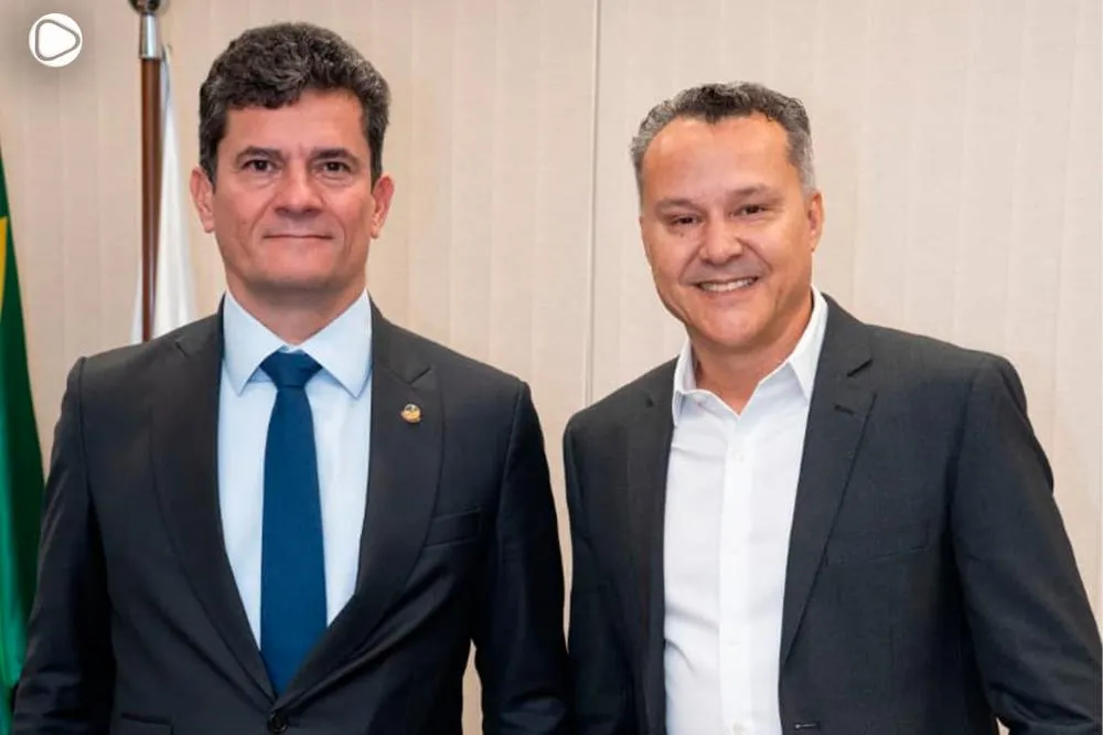 Senador Sergio Moro e vereador Marcio Albertini - Foto: Arquivo pessoal/Especial Para o Jornal Circulando