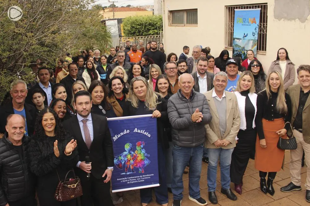 Cambará inaugura Casa Mundo Autista e amplia mobilização regional por inclusão