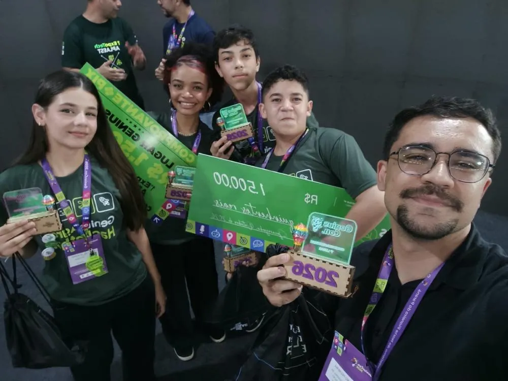 Estudantes de Santa Mariana são destaques na Genius.Con 2026 - Foto: Leandro Pedreira