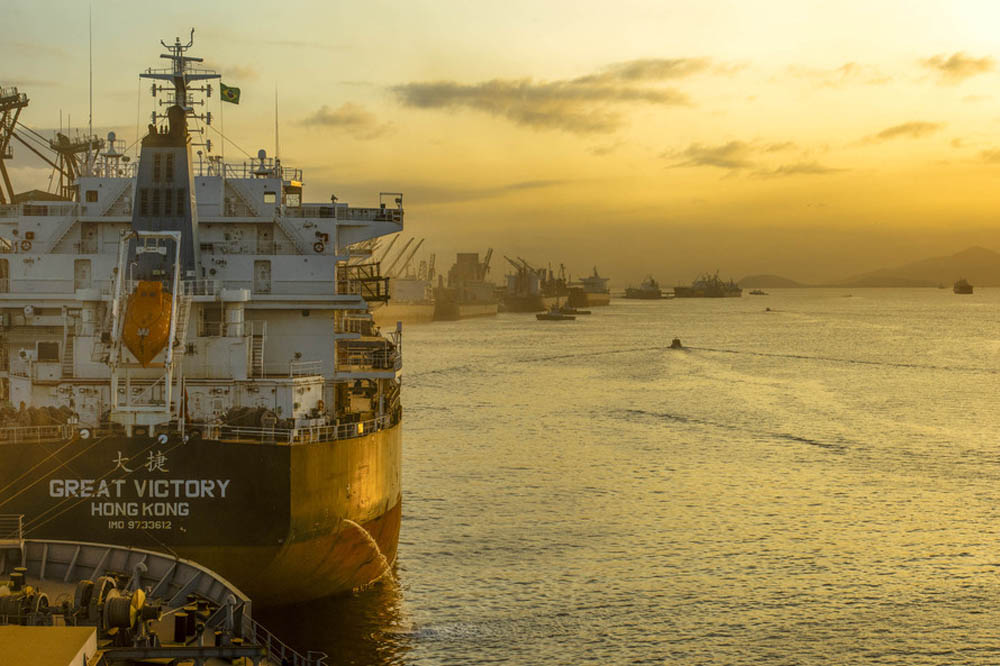 É o segundo porto brasileiro na exportação de soja, farelo, açúcar, papel, carnes, álcool e veículos