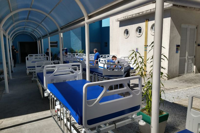 Unidade tem agora dez leitos de UTI para pacientes com Covid-19 e se tornou referência na região