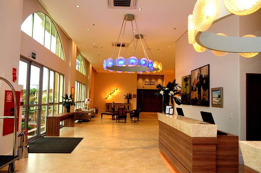 Recepção do Hotel Bourbon de Cambará - Foto C.Roberto Francisquini - Arquivo Circulandoaqui 