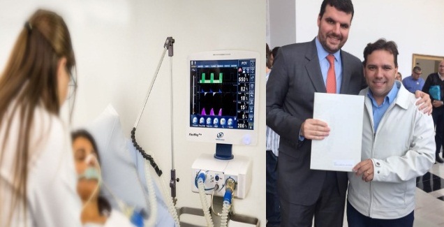 Dois (02) aparelhos serão usados na Unidade Hospitalar e dois (02) nas Unidades Móveis (para transferência de pacientes)
