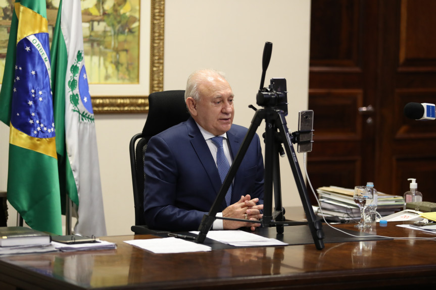 Presidente da Assembleia Legislativa , deputado Ademar Traiano (PSDB)