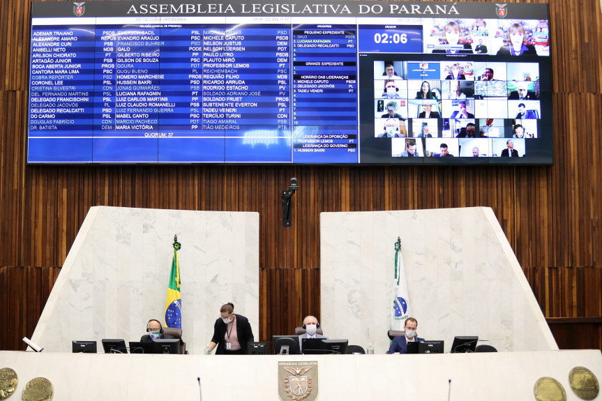 Na sessão plenária desta quarta-feira (22) os deputados aprovaram projeto de lei que permite o parcelamento do IPVA 2020