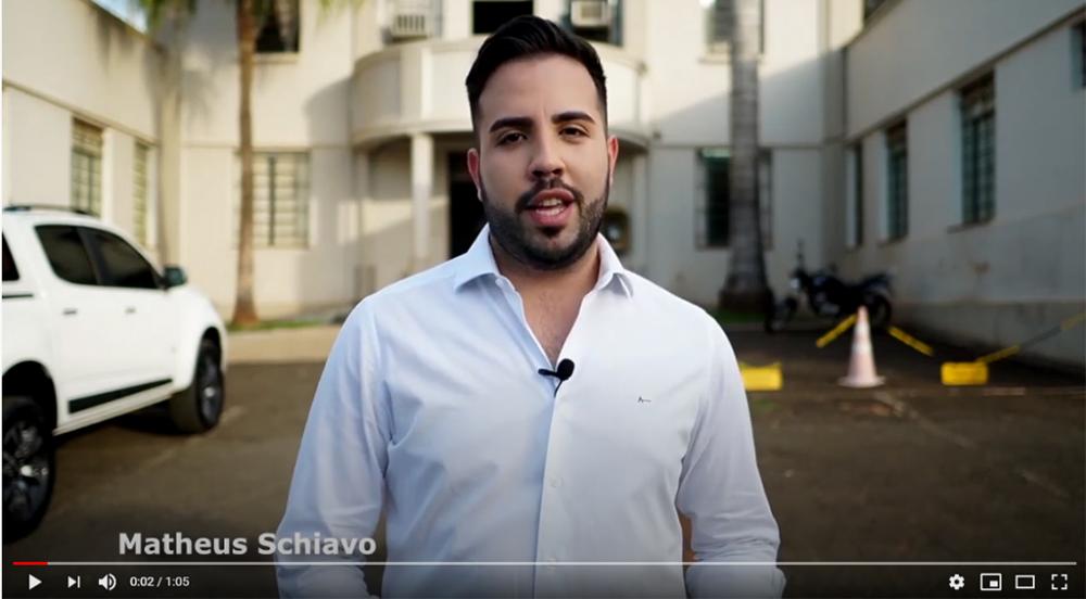 Matheus Schiavo iniciou a gravação de vídeos institucionais para promover a Santa Casa. A produção dos documentários está a cargo da ARC Videoworks