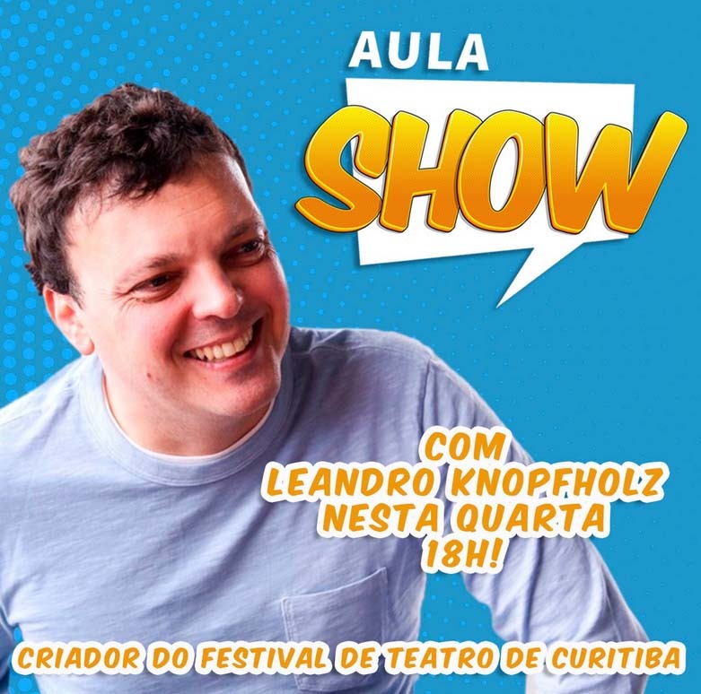 Leandro Knopfholz falará nesta quarta-feira (05) sobre o projeto cultural que é destaque no Paraná e da importância que a educação teve em todo o seu processo de crescimento pessoal e profissional