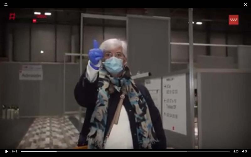 Vídeo de equipe de saúde espanhola comemorando no Hospital de Campanha o fim do covid-19 emociona o mundo